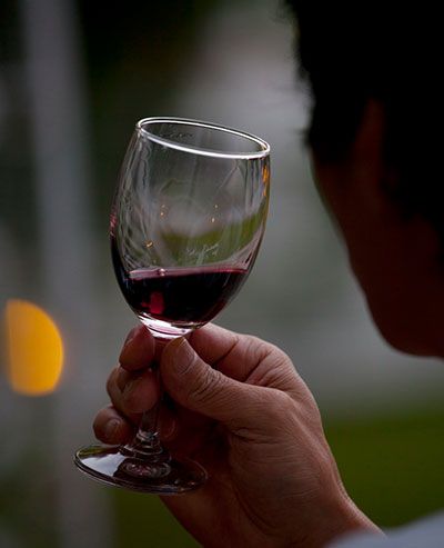 Wine at Le Sherpa Restaurant
